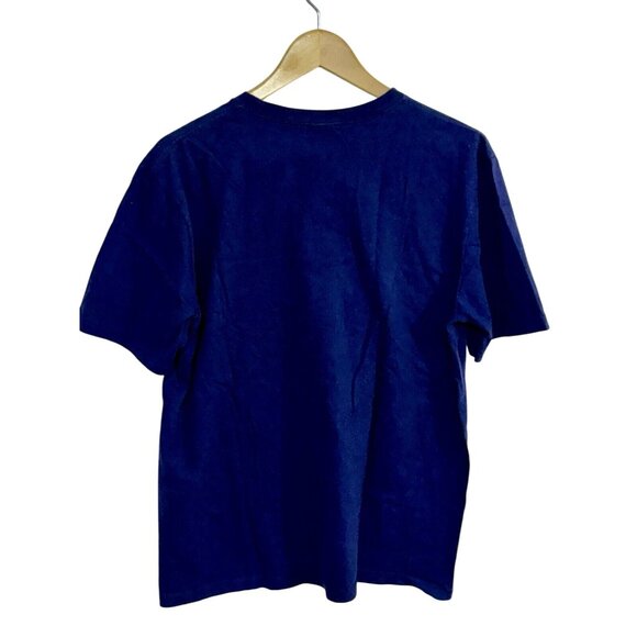 The North Face Mens L/G Blue T-Shirt 94% Cotton 6% Organic - Picture 2 of 5